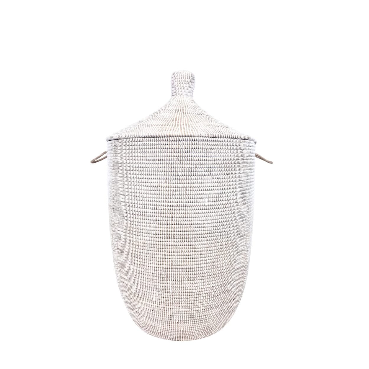 Wäschekorb Senegal L - Stripes weiß