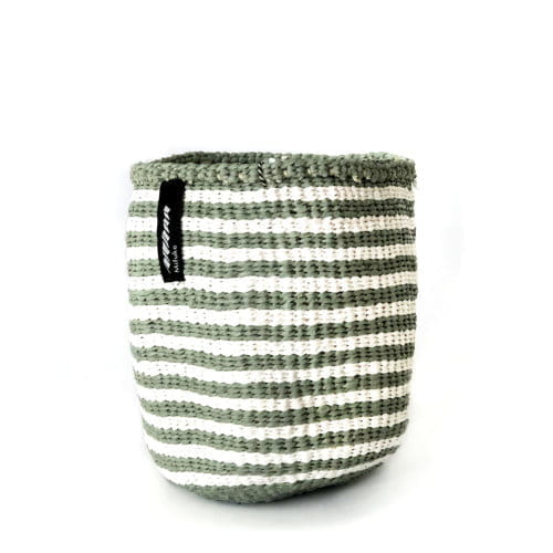 Kiondo Korb XS - Thin Stripes - Hellgrün Kiondo Korb XS - Thin Stripes - Hellgrün