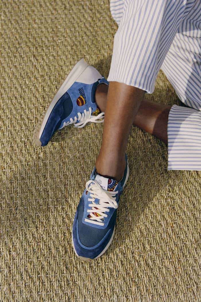 African Fair Trade Sneaker - Arusha Baltic African Fair Trade Sneaker - Arusha Baltic