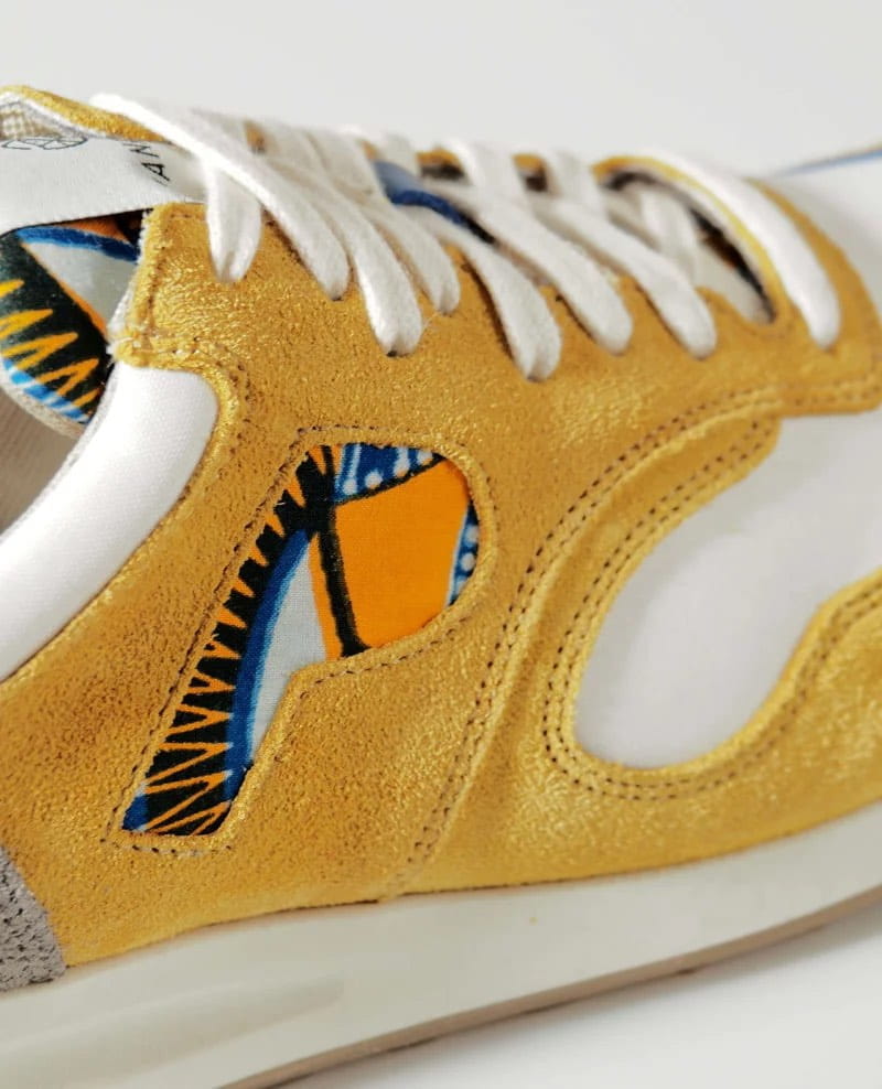African Fair Trade Sneaker - Arusha Safran African Fair Trade Sneaker - Arusha Safran