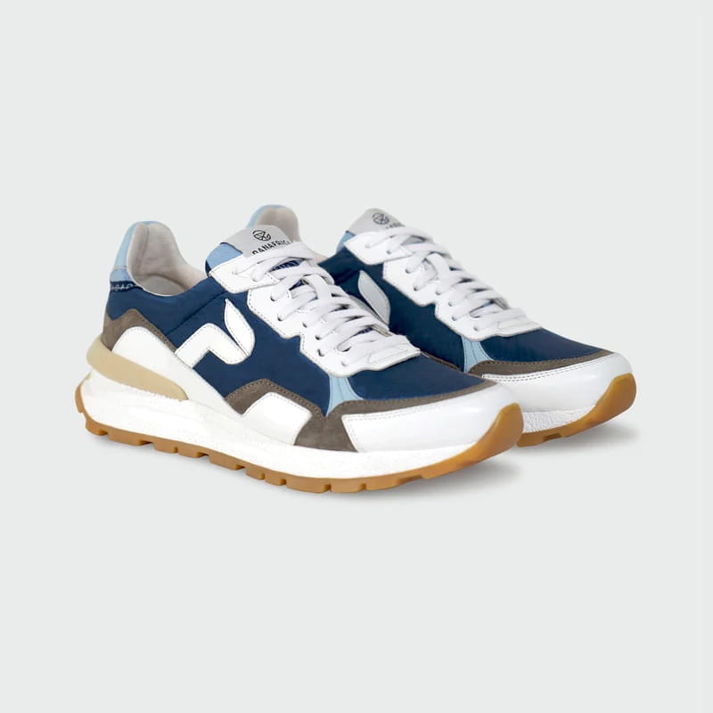 African Fair Trade Sneaker - Akanda Bleu