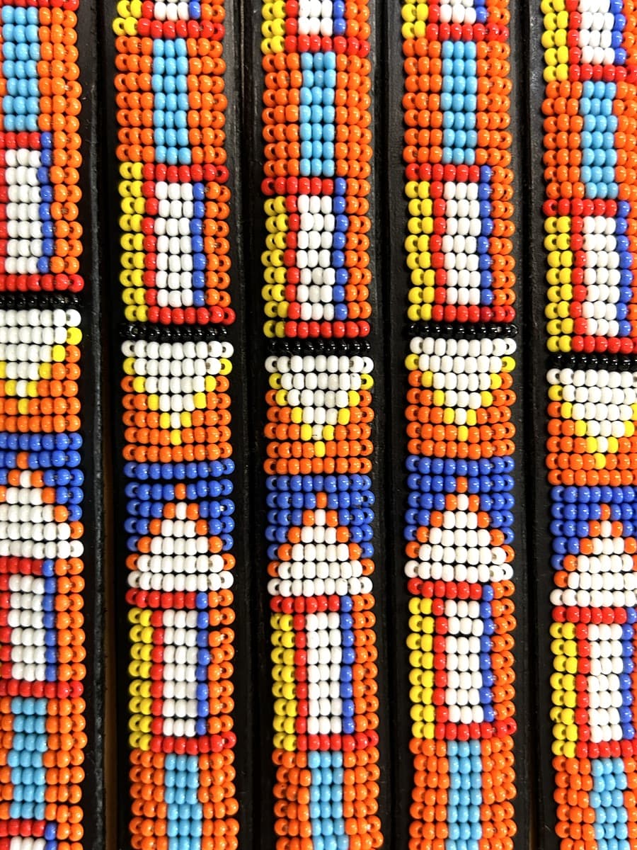 Massai Ledergürtel - Marakwet - Skinny Massai Ledergürtel - Marakwet - Skinny