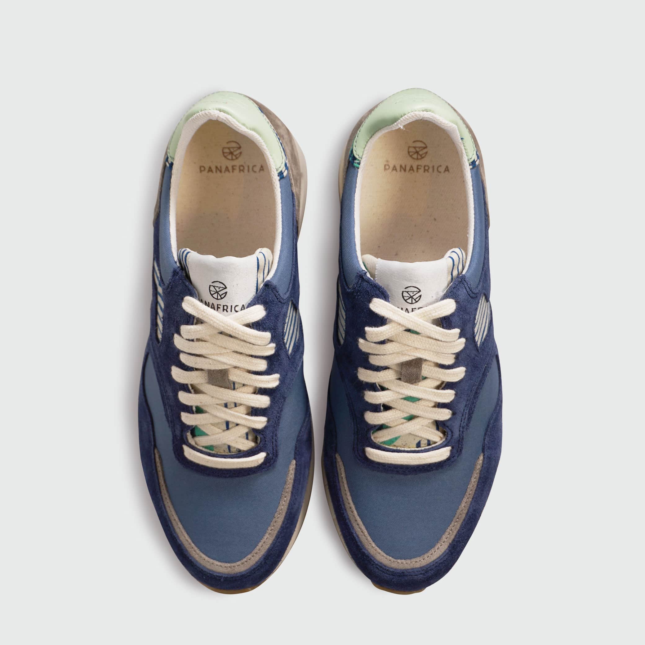 African Fair Trade Sneaker - Arusha Cobalt