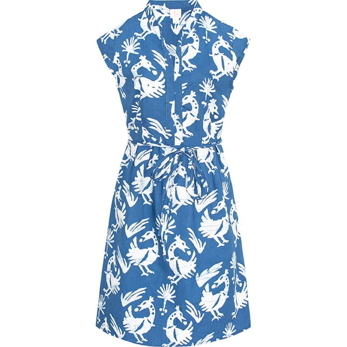 Retro Dress - Sankofa Stone - Blau Retro Dress - Sankofa Stone - Blau