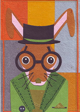 Recycling Osterkarte - Gentleman Recycling Osterkarte - Gentleman