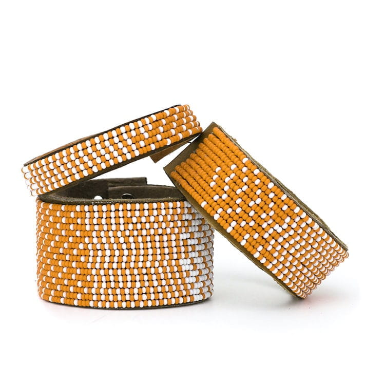 Perlenarmband - Ombre Orange - S/M/L Perlenarmband - Ombre Orange - S/M/L