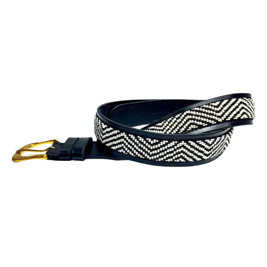 Massai Ledergürtel - Zebra - Unisex Massai Ledergürtel - Zebra - Unisex