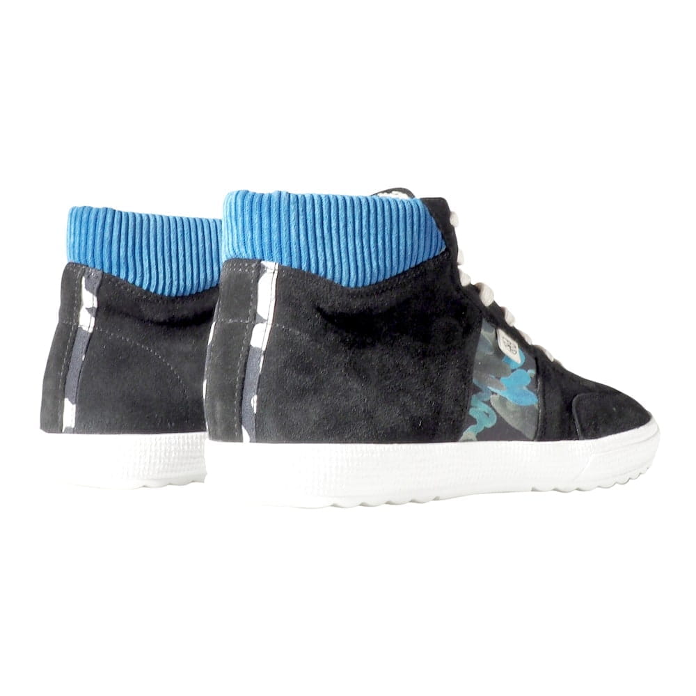 African Fair Trade Sneaker - Harmattan Mid Ebène