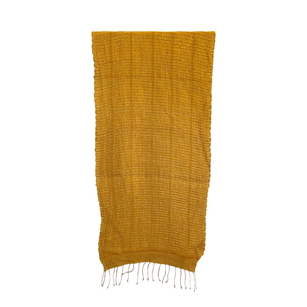 Queen Saba - Schal aus Seide - Unisex - Goldgelb Queen Saba - Schal aus Seide - Unisex - Goldgelb