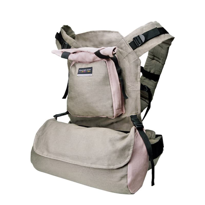 African Baby Carrier - Babytrage aus Hanf - Taupe African Baby Carrier - Babytrage aus Hanf - Taupe