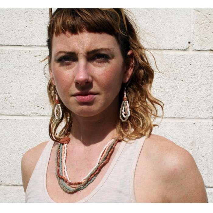 Sedona Ohrringe - Stone - Glasperlen Sedona Ohrringe - Stone - Glasperlen