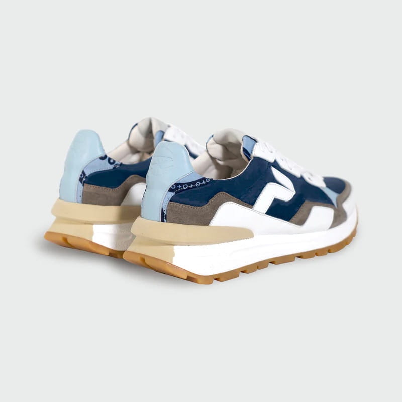 African Fair Trade Sneaker - Akanda Bleu