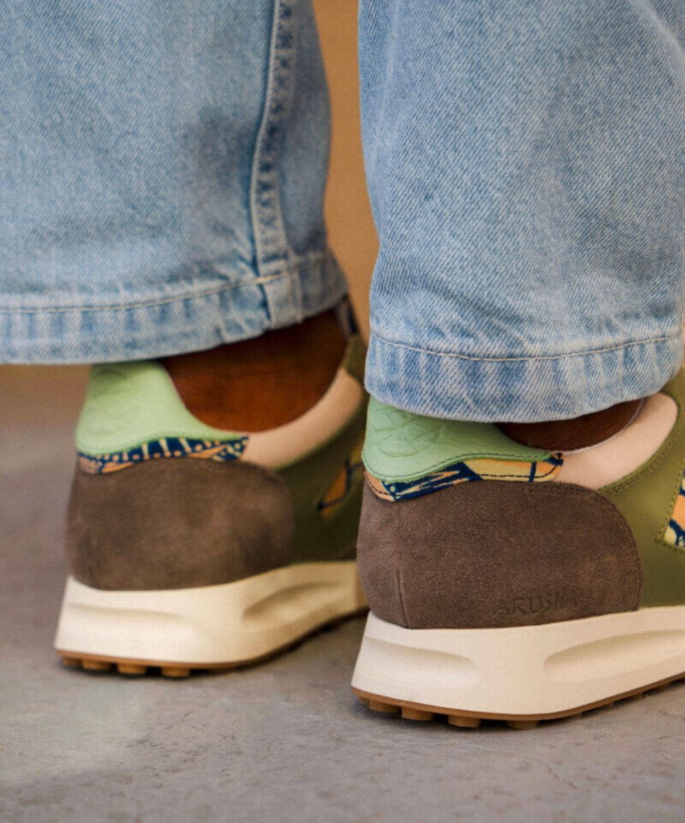 African Fair Trade Sneaker - Arusha Emeraude African Fair Trade Sneaker - Arusha Emeraude