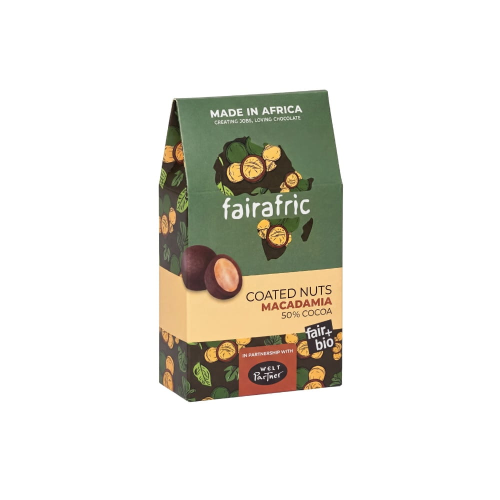 Bio Coated Bites - Macadamia in 50% Zartbitterschokolade - Ghana