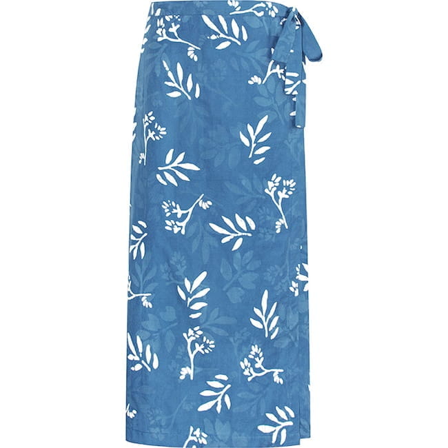 Bio Wickelrock Lang - Forage Stone - Blau