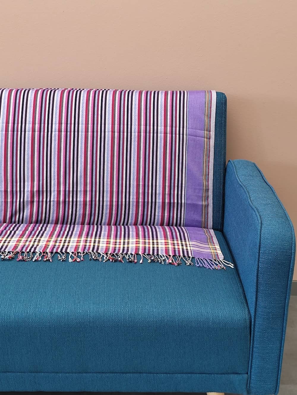 Kikoi Tuch Kenia - Baumwolle - Multi Lila Kikoi Tuch Kenia - Baumwolle - Multi Lila