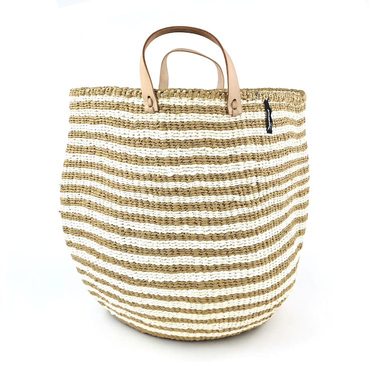 Kiondo Korb L - Thin Stripes - Braun Kiondo Korb L - Thin Stripes - Braun