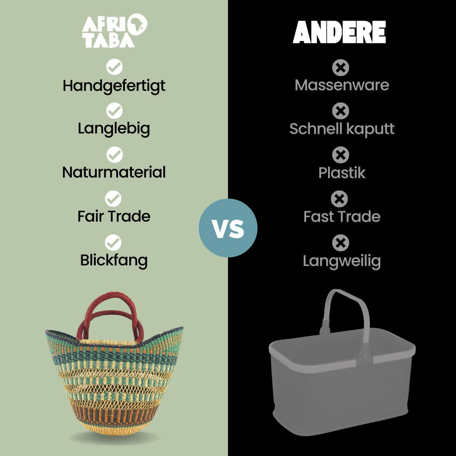 Bolga Bag - Anloga - U-Form