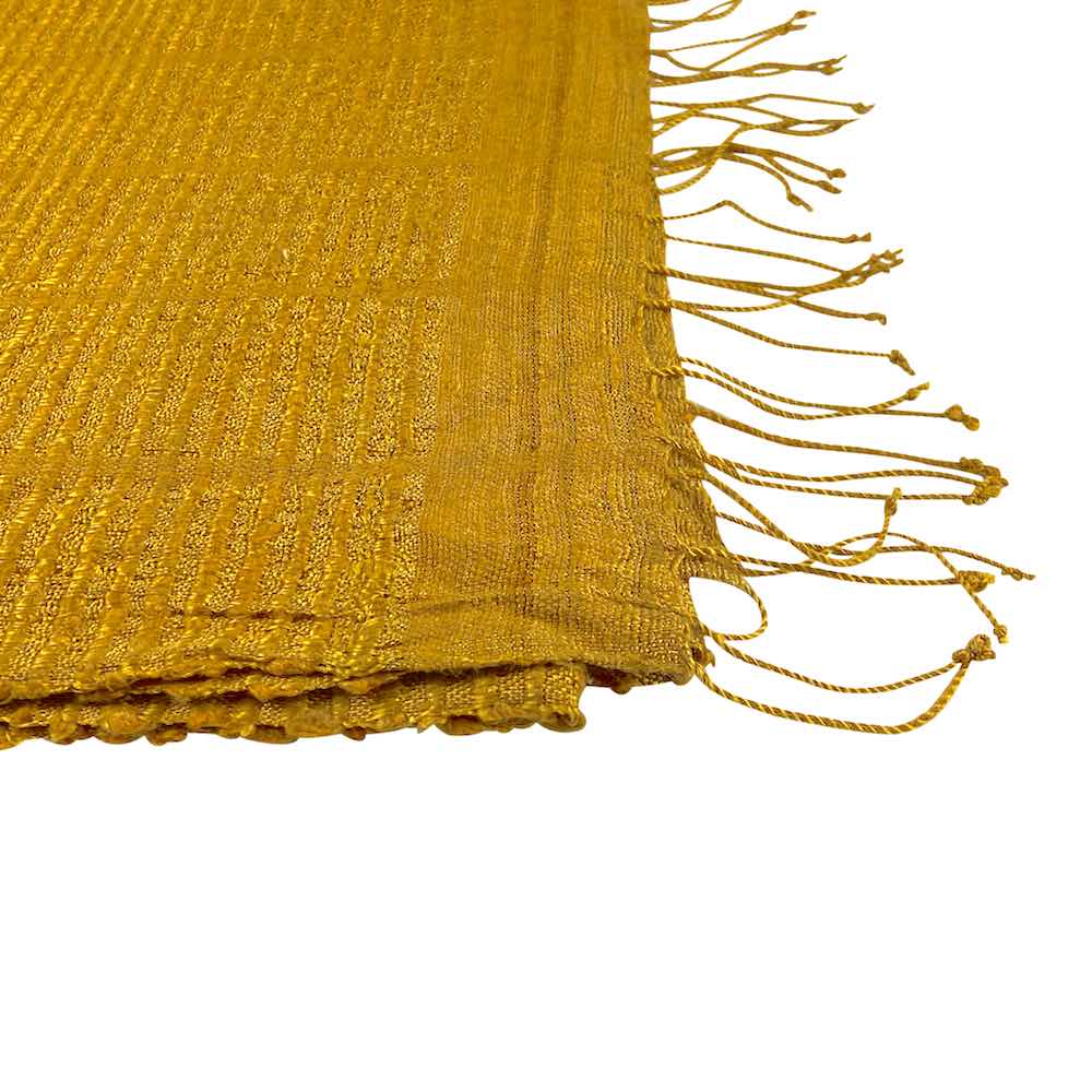 Queen Saba - Schal aus Seide - Unisex - Goldgelb Queen Saba - Schal aus Seide - Unisex - Goldgelb