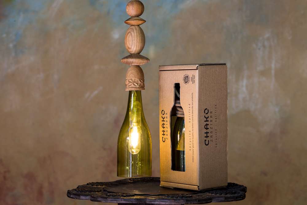 Lampe Weinflasche - Njota - Nur Lampenschirm Lampe Weinflasche - Njota - Nur Lampenschirm