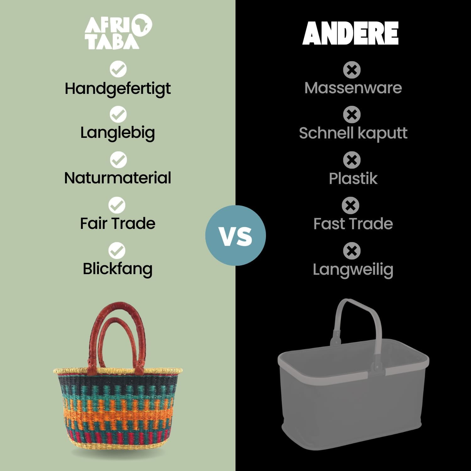 Bolga Korb - Suhum - Oval