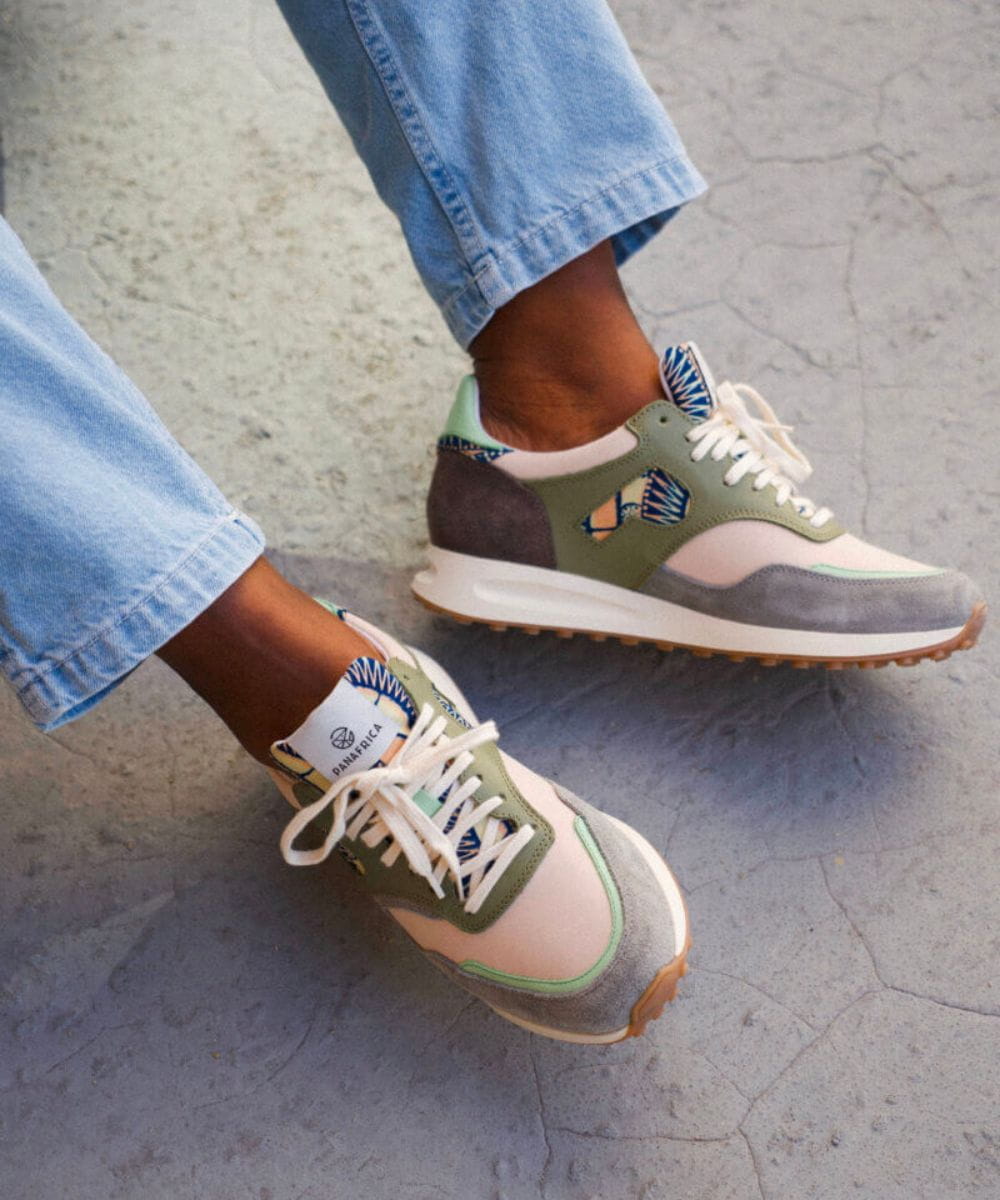 African Fair Trade Sneaker - Arusha Emeraude African Fair Trade Sneaker - Arusha Emeraude