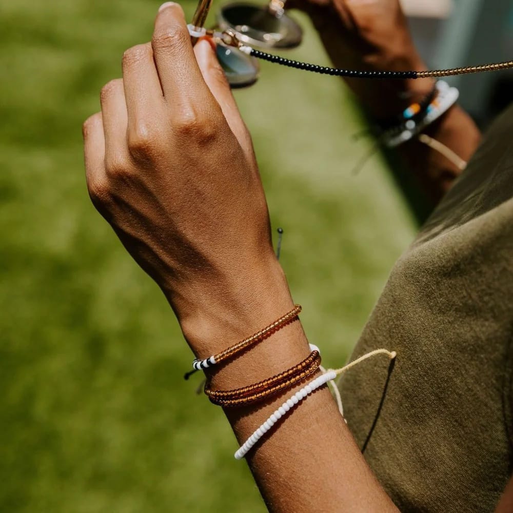 Perlenarmband - Yala - Weiß Perlenarmband - Yala - Weiß