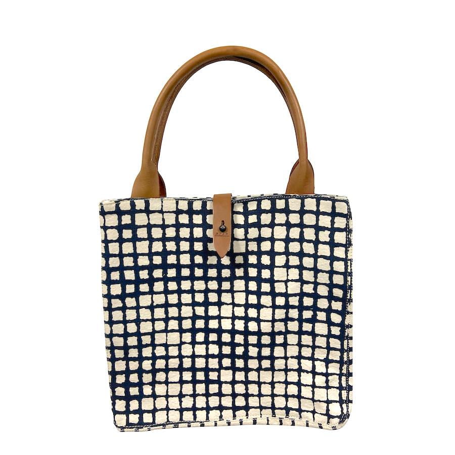 African Tote Bags - Safari - Windows Navy