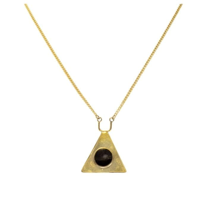 Horn Halskette aus Messing Recycling Schmuck Fair Trade Swahili Coast Horn Halskette aus Messing Recycling Schmuck Fair Trade Swahili Coast