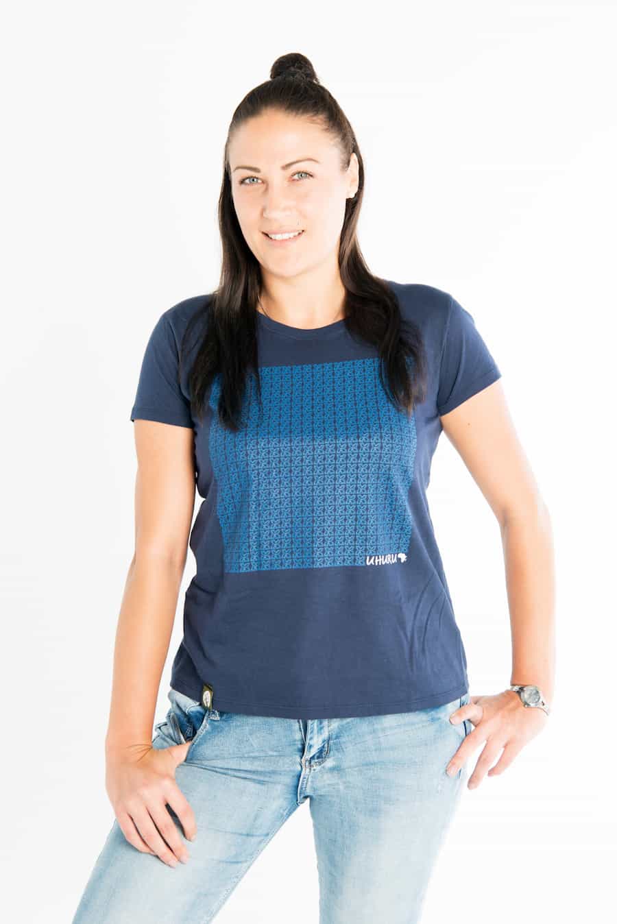 Uhuru - Woman - Blau - Organic Shirt Uhuru - Woman - Blau - Organic Shirt