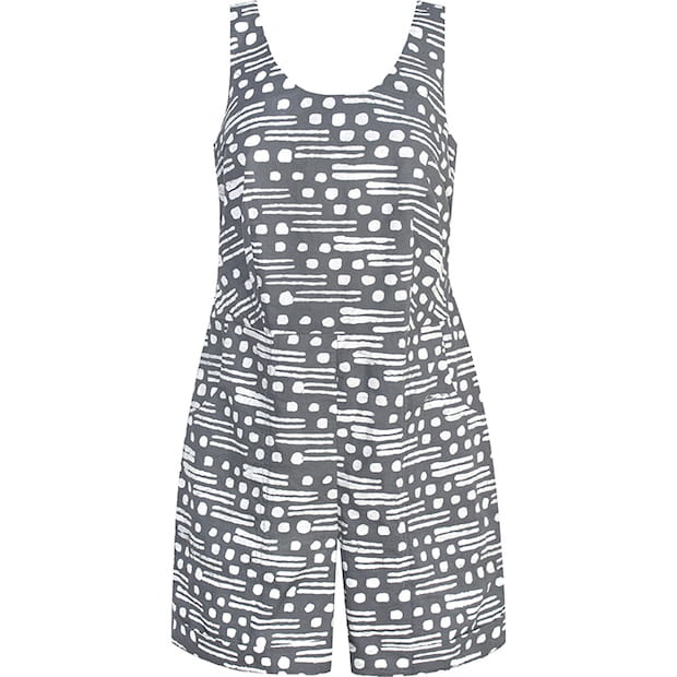Romper - Morse Code - Charcoal Romper - Morse Code - Charcoal