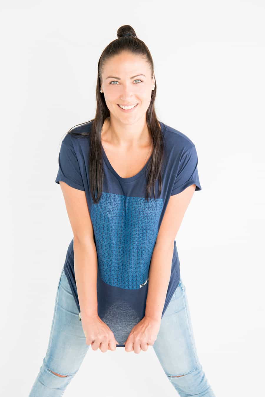 Uhuru - Woman - Blau - Organic Shirt Uhuru - Woman - Blau - Organic Shirt