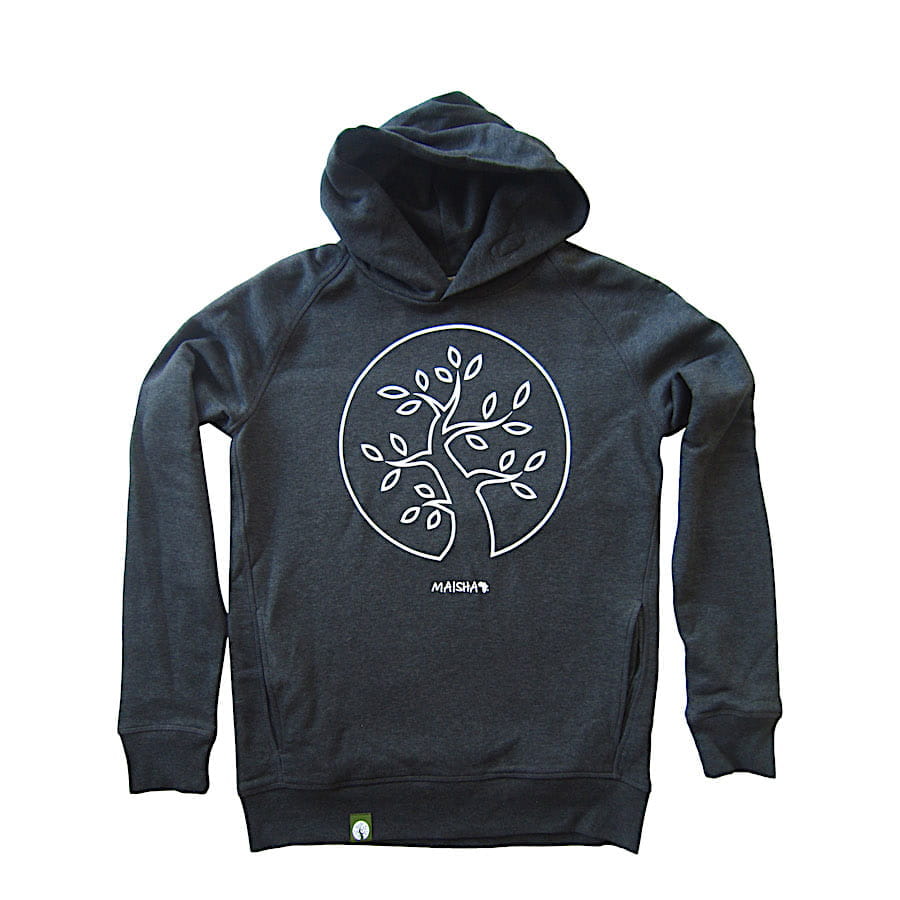 Maisha Tree - Unisex - Grau - Organic Hoodie Maisha Tree - Unisex - Grau - Organic Hoodie