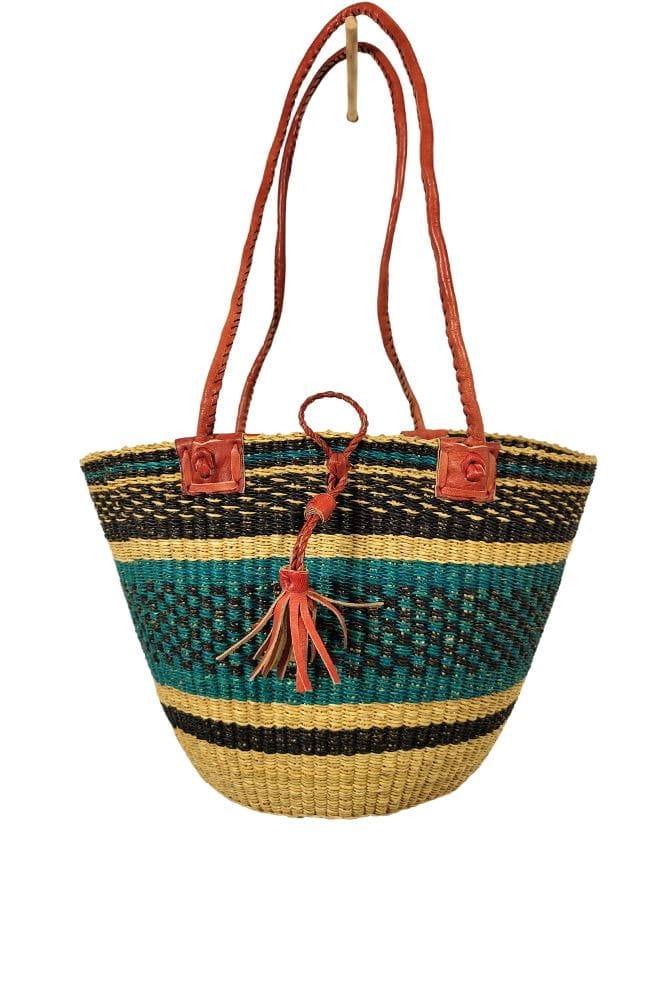 Bolga Schultertasche - Tema - Viele Farben - Rund Bolga Schultertasche - Tema - Viele Farben - Rund