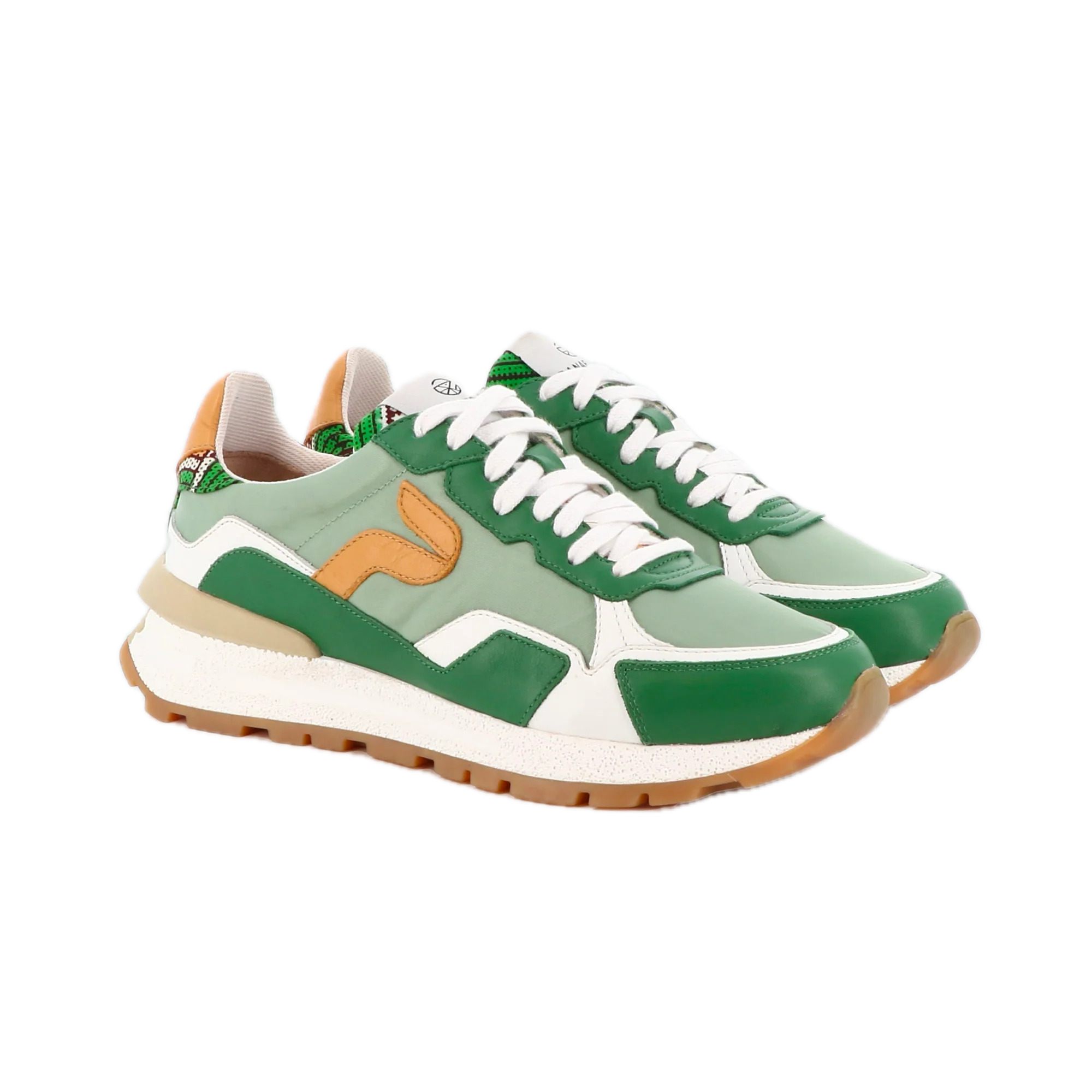African Fair Trade Sneaker - Akanda Vert - 41 - Marokko