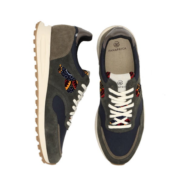 African Fair Trade Sneaker - Arusha Ocean African Fair Trade Sneaker - Arusha Ocean