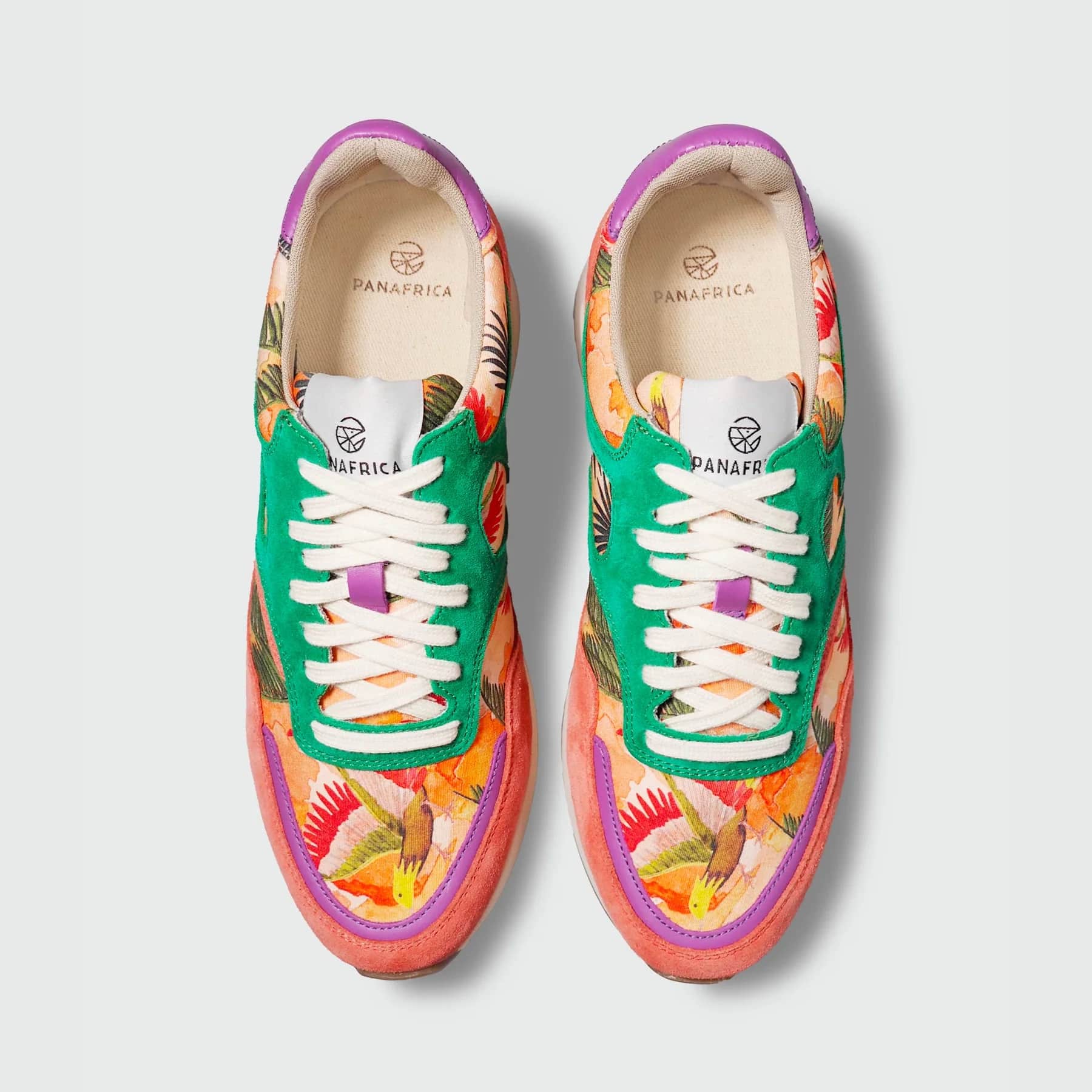 African Fair Trade Sneaker - Arusha Corail