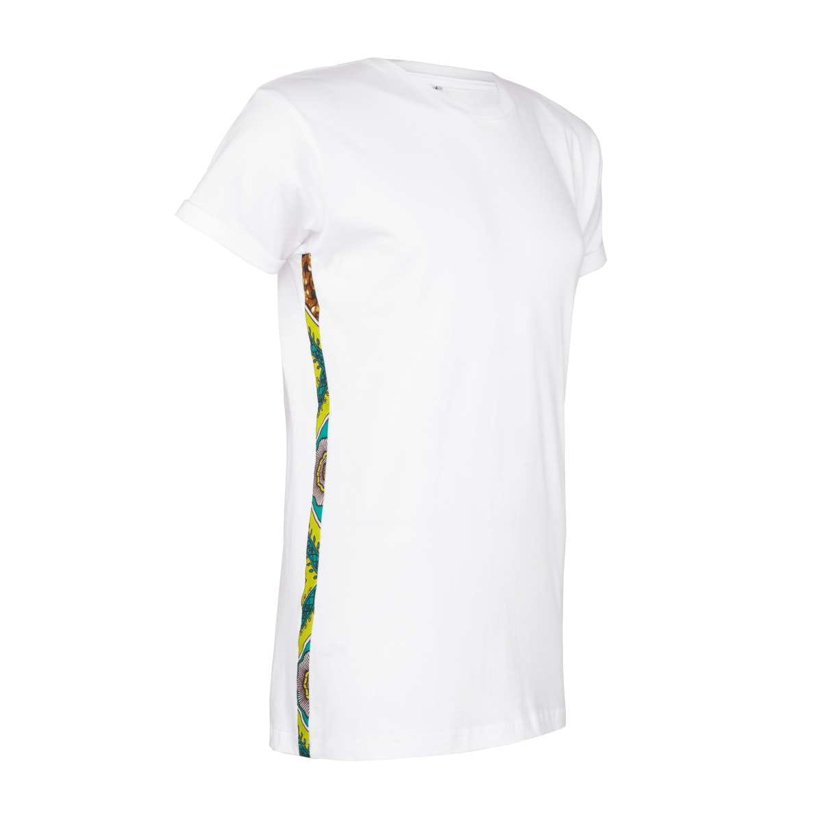 Kito - Bio Kitenge Shirt - Men - Weiß Kito - Bio Kitenge Shirt - Men - Weiß