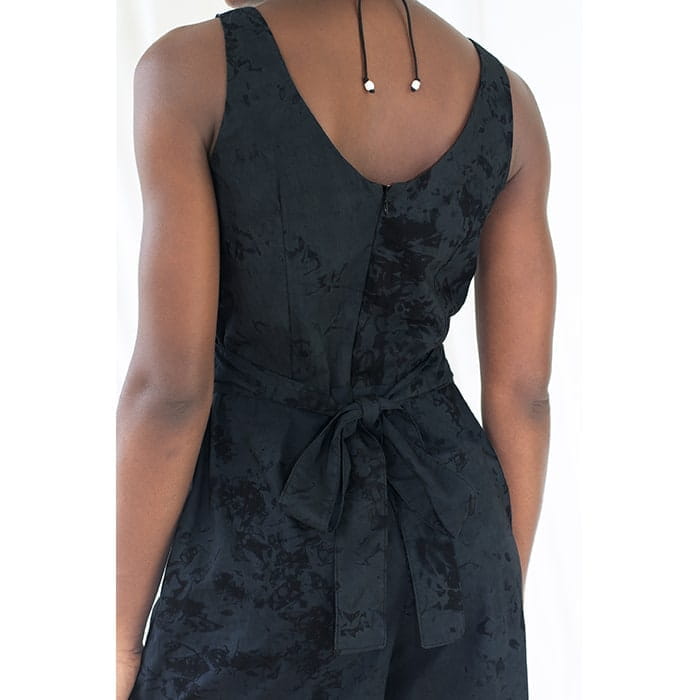 Jumpsuit kurz Schwarz Bio Baumwolle Sommer Jumpsuit kurz Schwarz Bio Baumwolle Sommer