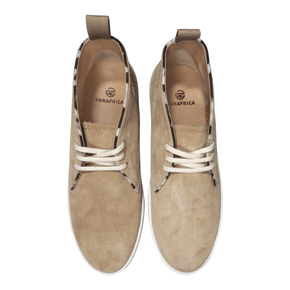 Fair Trade Wildleder Schuhe Boots Braun Beige Damen Herren Hi Top Fair Trade Wildleder Schuhe Boots Braun Beige Damen Herren Hi Top