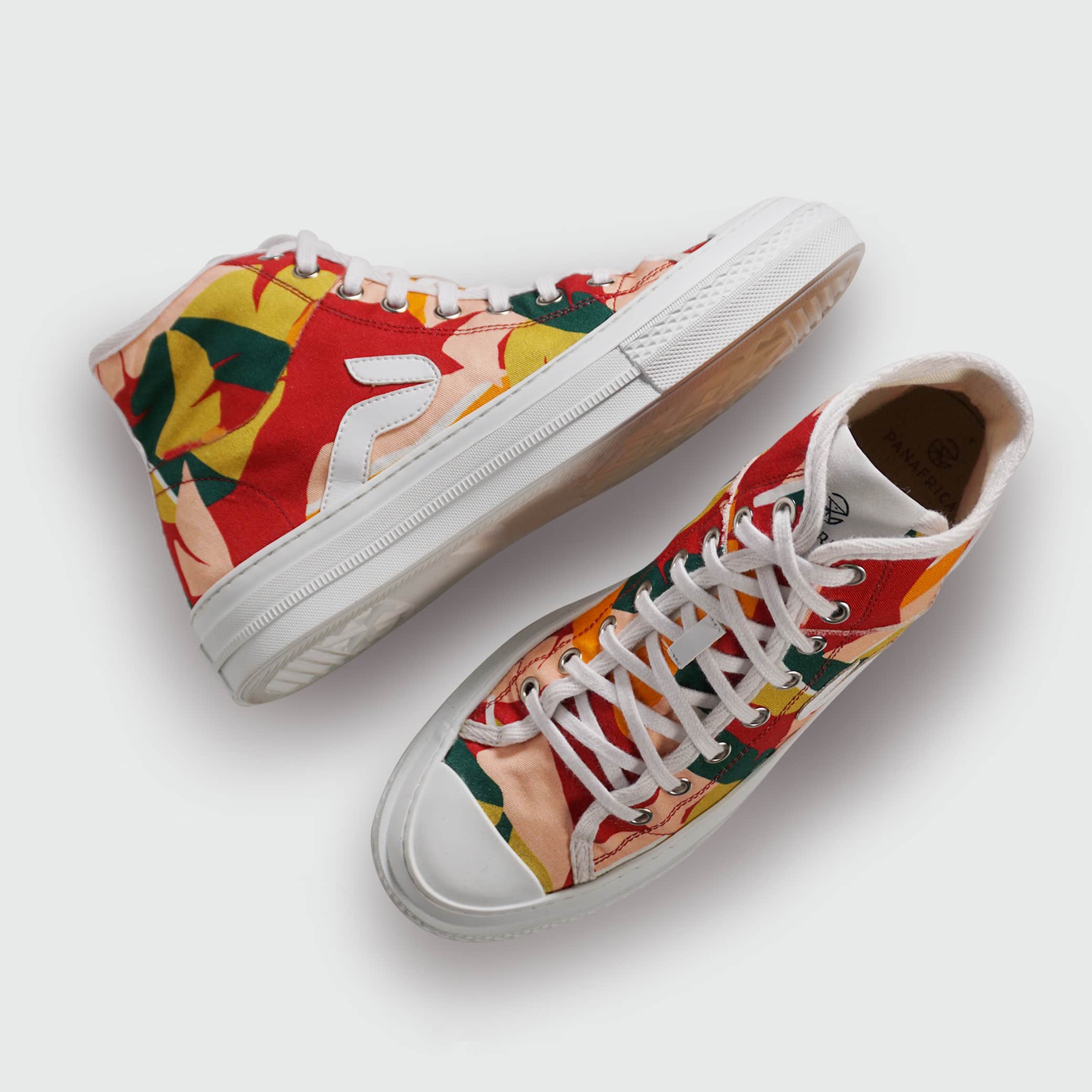 African Fair Trade Sneaker - Atlas Feuilles