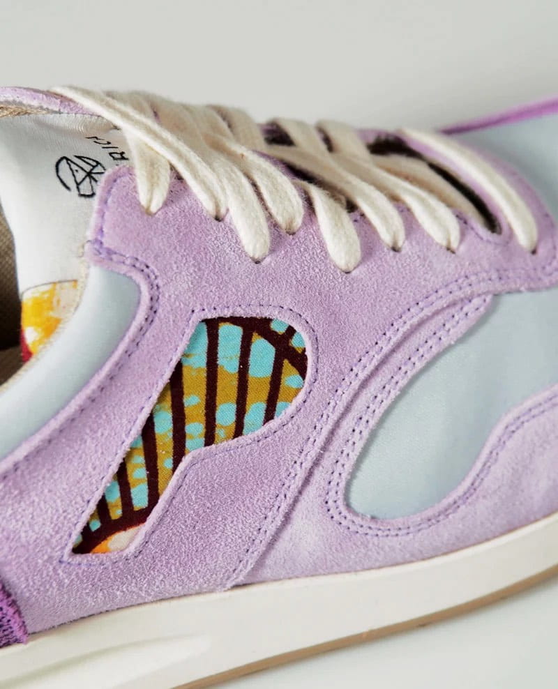 African Fair Trade Sneaker - Arusha Lila