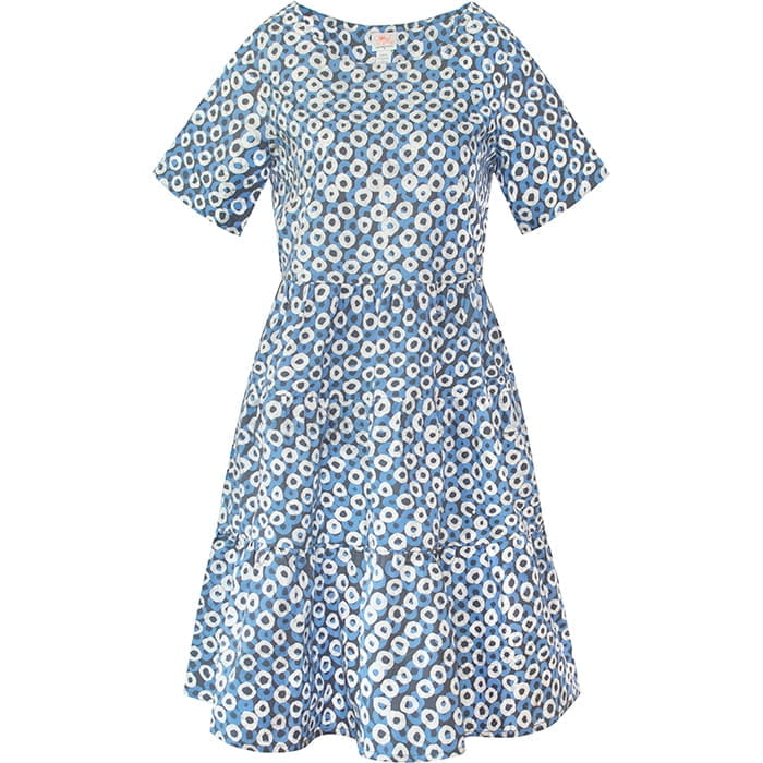 Tiered Dress Short - Rings - Charcoal Tiered Dress Short - Rings - Charcoal