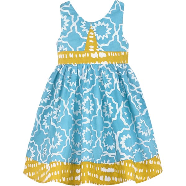 Girls Twirl Dress - Chroma Sky Blue