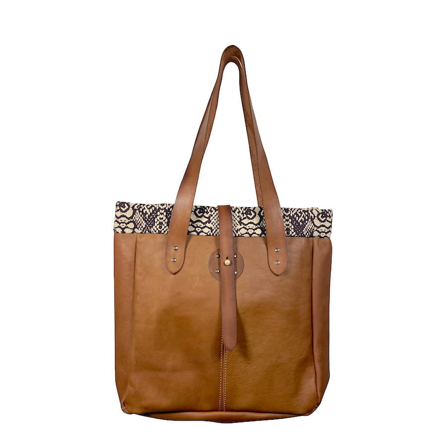 Henkeltasche Leder - Crumena