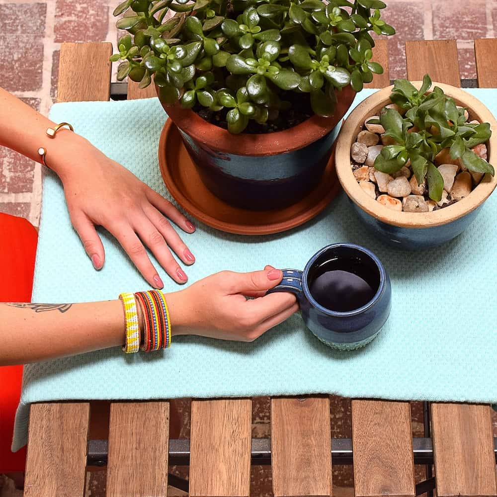 Perlenarmband - Tri Gelb - S/M/L Perlenarmband - Tri Gelb - S/M/L