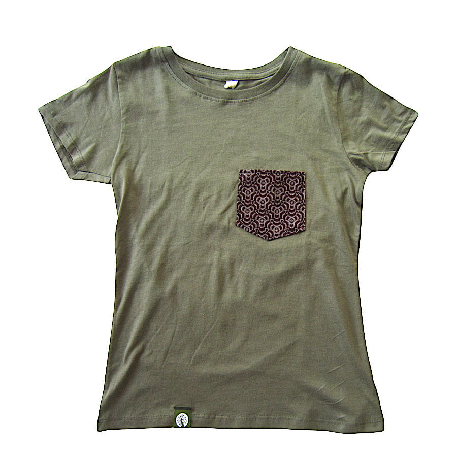 Shwe Shwe Tasche - Woman - Khaki - Organic Shirt