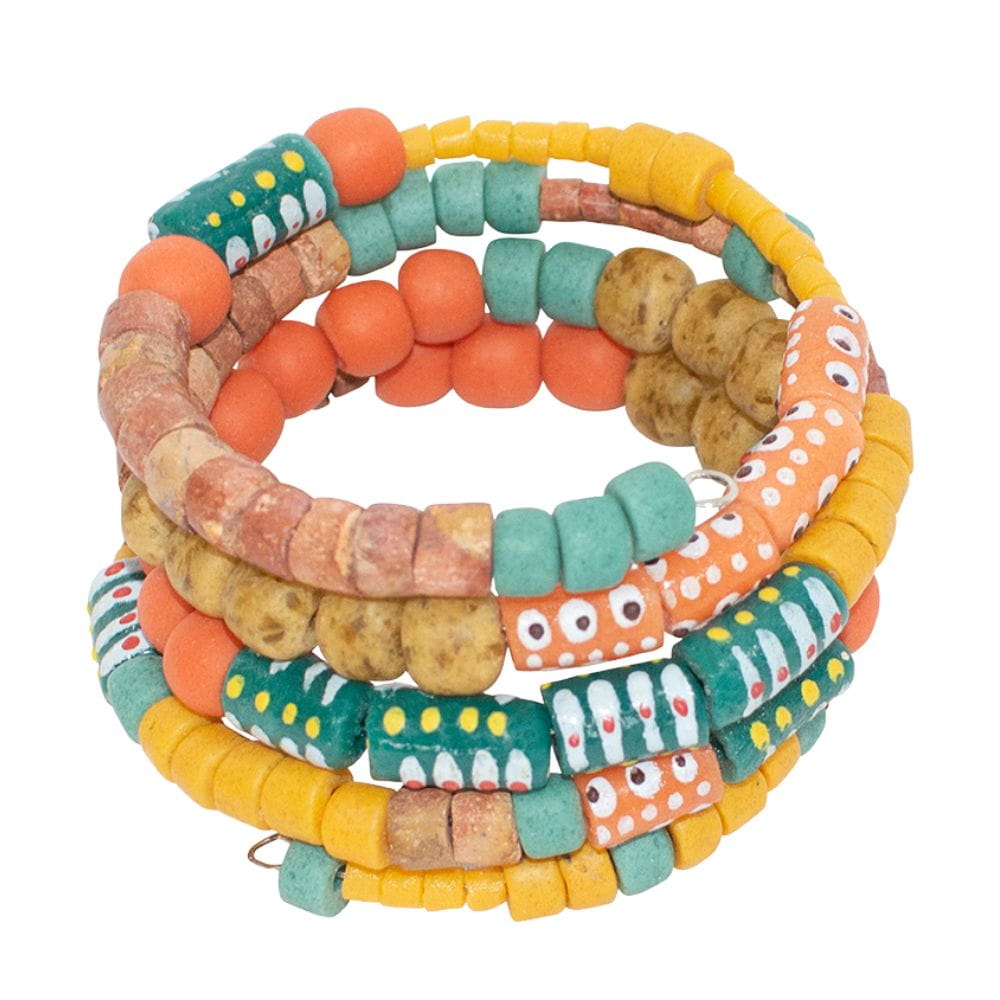 Glasperlen Armband - Spirale - Desert Glasperlen Armband - Spirale - Desert