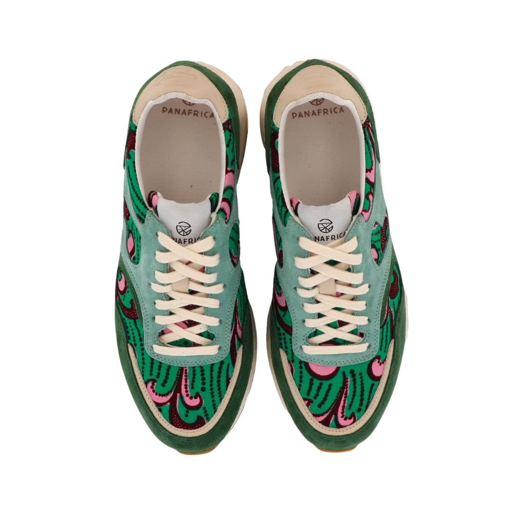 African Fair Trade Sneaker - Arusha Lime