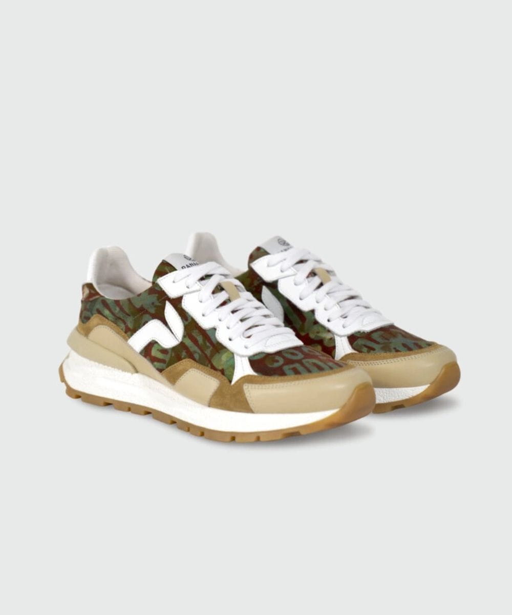 African Fair Trade Sneaker - Akanda Camo